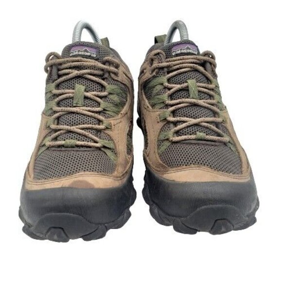 Patagonia Womens Size 7.5 Drifter A/C Gore-Tex Hiking Shoes In Canteen/Green - Picture 2 of 7